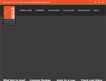 Tablet Screenshot of guaranteemortgage.com